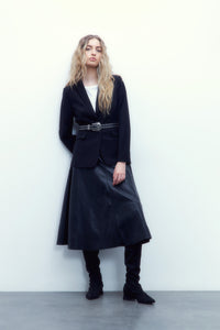 BLAZER CLASICO DOBLE BOTON NEGRO