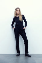 Load image into Gallery viewer, PANTALON RECTO SASTRERO NEGRO