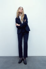 Load image into Gallery viewer, PANTALON RECTO SASTRERO AZUL