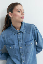 Load image into Gallery viewer, CAMISA DE JEANS