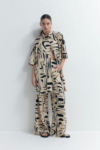 VESTIDO PLISADO ESTAMPADO