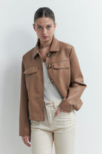 Load image into Gallery viewer, Chaqueta Eco cuero con botones