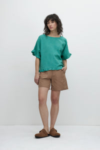 BLUSA CON VOLADOS