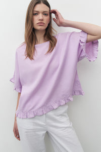 BLUSA CON VOLADOS