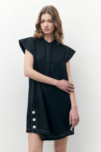 Load image into Gallery viewer, VESTIDO DE LINO PRESPUNTES A CONTRATONO