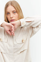Load image into Gallery viewer, CHAQUETA BOMBER DE LINO