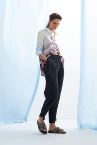PANTALON PINZADO DE LINO