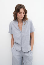 Load image into Gallery viewer, Blusa de Lino con volado