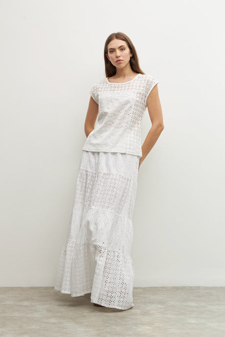 MAXI FALDA BRODERIE