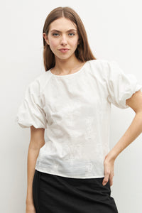 BLUSA ROMANTICA MANGAS BALOON
