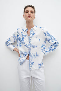 CAMISA CON ESTAMPA FLORAL