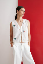 Load image into Gallery viewer, TOP BRODERIE CON BORDADOS