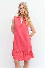 Load image into Gallery viewer, Vestido de Lino con Volado