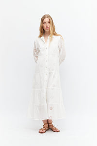 MAXI VESTIDO DE BRODERIE