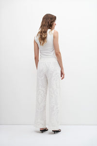 PANTALON REJILLA FLORAL