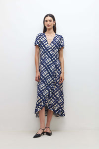 VESTIDO CRUZADO ESTAMPADO