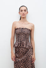 Load image into Gallery viewer, TOP STRAPLESS ANIMAL PRINT