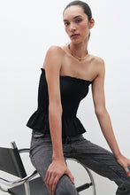 Load image into Gallery viewer, TOP SATEN STRAPLESS