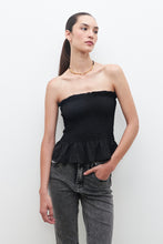 Load image into Gallery viewer, TOP SATEN STRAPLESS