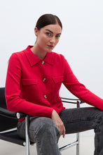 Load image into Gallery viewer, CHAQUETA TEJIDA CUELLO POLO