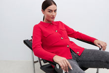 Load image into Gallery viewer, CHAQUETA TEJIDA CUELLO POLO