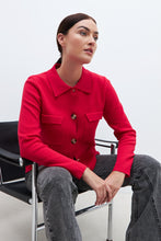 Load image into Gallery viewer, CHAQUETA TEJIDA CUELLO POLO