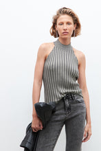 Load image into Gallery viewer, TOP HALTER TEJIDO LUREX