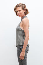 Load image into Gallery viewer, TOP HALTER TEJIDO LUREX
