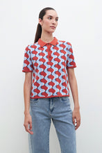 Load image into Gallery viewer, SWEATER CUELLO POLO JACQUARD RETRO