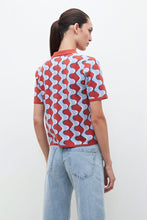 Load image into Gallery viewer, SWEATER CUELLO POLO JACQUARD RETRO