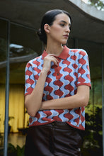 Load image into Gallery viewer, SWEATER CUELLO POLO JACQUARD RETRO