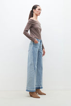 Load image into Gallery viewer, JEAN BICOLOR WIDE LEG LENA