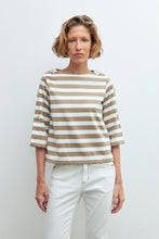 Load image into Gallery viewer, SWEATSHIRT RAYADO CON BOTONES