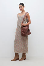 Load image into Gallery viewer, MAXI VESTIDO ESTAMPADO CON VOLADO