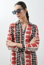 Load image into Gallery viewer, Vestido estampado abstracto - beige