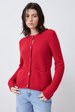 Load image into Gallery viewer, CHAQUETA TEJIDA CON BOTONES METALICOS