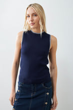 Load image into Gallery viewer, CHALECO TEJIDO PESPUNTE EN CONTRASTE