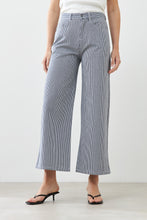 Load image into Gallery viewer, PANTALON DE JEAN RAYADO