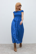 Load image into Gallery viewer, Vestido Escote Bardot con Bolsillos
