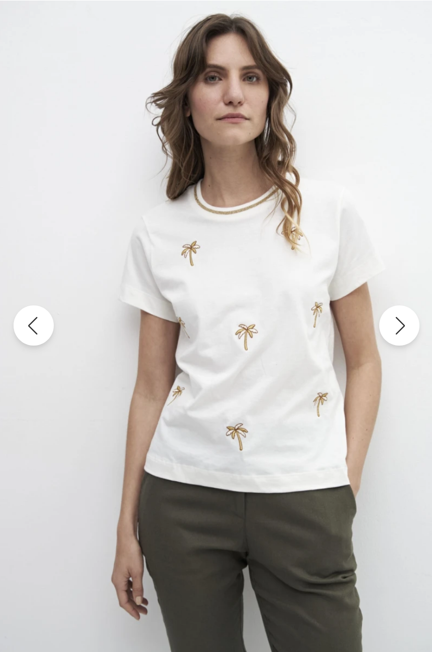 REMERA CON BORDADOS