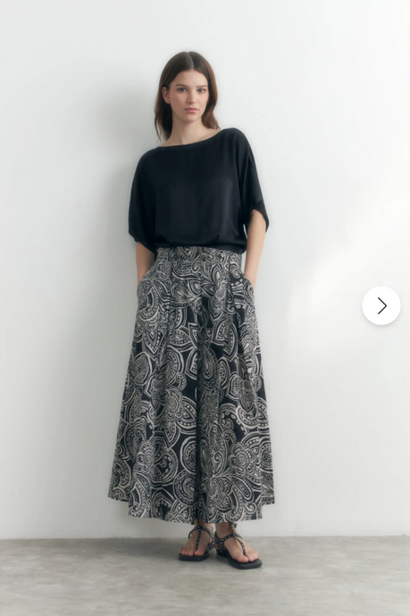 MAXI FALDA ESTAMPADA