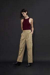 PANTALON CARGO PINZADO