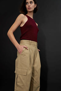 PANTALON CARGO PINZADO