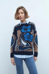 SWEATER JACQUARD ARABESCOS